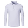 thumbnail image 6 of Men's Linen Blend Long Sleeve Button Down Shirt Big And Tall With Pocket And Turndown Collar, 6 of 6