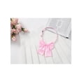 thumbnail image 5 of INSPIRE CHIC Women's Pre-Tied Bowknot Bow Tie Adjustable Strap Bowtie Solid Color One Size Pink, 5 of 6