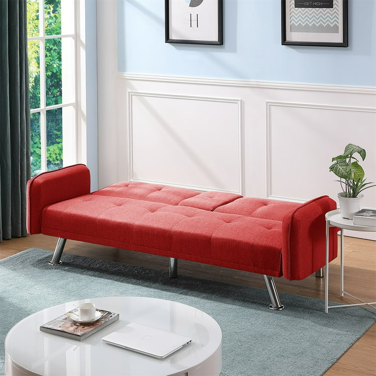 EMB Folding Sofa Bed Modern Sleeper Couch Bedroom Sofabed with