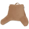 thumbnail image 1 of Nestl Reading Pillow, Medium Bed Rest Pillow with Arms for Kids Teens & Adults – Premium Shredded Memory Foam TV Pillow - Light Mocha Brown, 1 of 9
