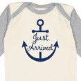 thumbnail image 4 of Inktastic Just Arrived Nautical Anchor Boys or Girls Long Sleeve Baby Bodysuit, 4 of 5
