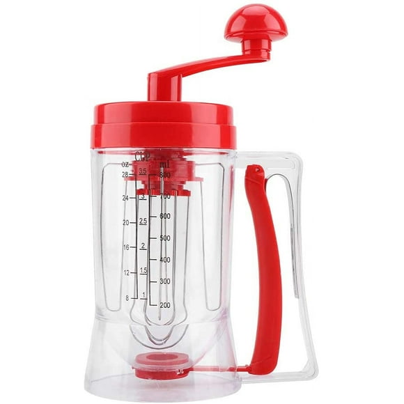 Handheld Hand Mixer Kitchen Handheld For Making Cake Machine Baking Tool Making Waffle Making Batter Red