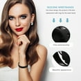 thumbnail image 4 of FESTFENDS 24Pcs Durable Silicone Straps Comfortable Wristbands Black for Event Use, 4 of 8