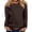C-Coffee167, variant on Womens Sweatshirt Fuzzy Lining Insulated Long Sleeve Round Neck Solid Color Base Layer Shirt Tunic Top Casual Wear Trendy Tops