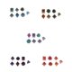 thumbnail image 1 of Dados de plástico de múltiples caras 35X para suministros de casino de juegos de DND RPG, 1 of 9