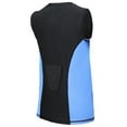 thumbnail image 4 of HAIYUE Youth Kids New Padded Sleeveless Compression Shirt for Football Baseball to Protect Chest of Size S, 4 of 8