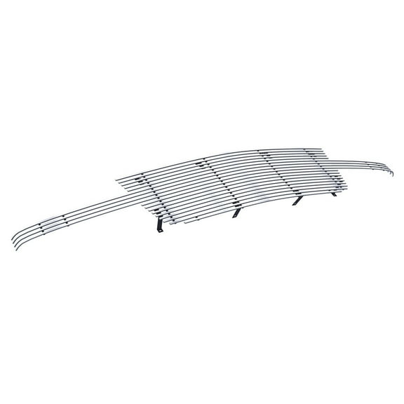 APS Compatible with Chevy Silverado 2500 3500 2005-2006 Full Face Main Upper Stainless Steel Chrome Billet Front Grill Grille Insert C86818C