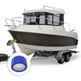 thumbnail image 3 of Minkissy Boat Trailer Guide Wheel Blue PVC Sturdy Ribbed Roller Smooth Friction Reducing, 3 of 6