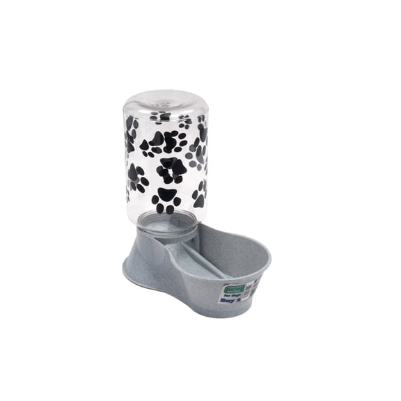 Lixit Corporation Gravity Feed Dog Water Bottle & Feeder, 64oz, Petite Pets Portable Hydration & Food Storage Solution