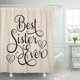 thumbnail image 1 of Cortina de Ducha ABPHQTO Love Best Sister Ever Personalizable 160x180 cm, 1 of 1