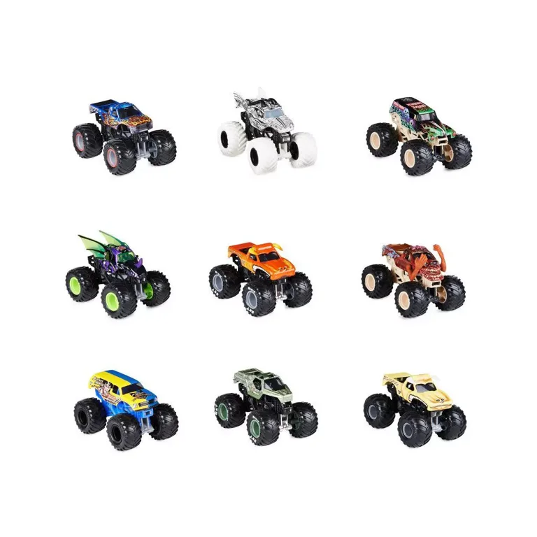 Monster Jam Monster Truck Diecast 9pk - 1:64 Scale - Walmart.com