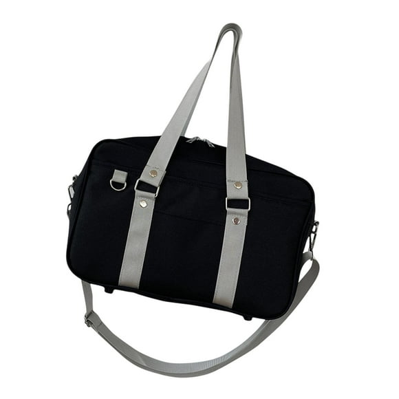 Bolso de hombro japonés con elegante bolso JK JK para compras de la oficina de viajes Gris negro