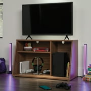 Mainstays Gamer TV Stand Console for TVs up to 32 in, Warm Walnut Finish