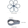 thumbnail image 3 of Porte-gobelet Pliable pour Café Boissons Gazeuses Porte-Boisson Stable Réutilisable Format de Poche Fans de Festivals et de Sports Boissons Chaudes, 3 of 4