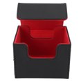 thumbnail image 2 of Card Storage Box Large Capacity PU Leather Card Storage Box with Magnetic Closure for 130 Cards and Above Standard Size Tarot Cards, 2 of 7