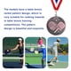 thumbnail image 3 of Medalla 6 8 Cm Ganadores Metal Ping Pong Creativo para Juegos Competiciones Deportivas, 3 of 9