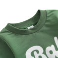 thumbnail image 4 of Pull pour Enfants Imprimé Lettre Col Manches Longues Blouse, 4 of 7