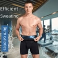 thumbnail image 3 of Pantalones de sudor para hombre, pantalones de fitness abdominales ajustados de cintura alta, pantalones deportivos para correr, pantalones de sudor que acumulan calor, pantalones cortos de, 3 of 5