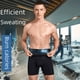 thumbnail image 2 of Pantalones deportivos de cintura alta para hombre, ajustados, para correr, para hacer ejercicio, que absorben el calor, pantalones cortos transpirables, 2 of 4