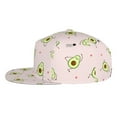 thumbnail image 3 of Balery Baseball Cap Flat Bill Hats for Men Adjustable Size for Running Workouts and Outdoor Activities All Seasons Dad Hat(Avocado Doing Sport Yoga ), 3 of 9