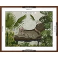 thumbnail image 5 of Art.com Leopard Chaise Longue Art Print by Fab Funky, Brown Frame Wall Art, 29" x 23", 5 of 5