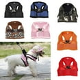 thumbnail image 3 of Flmtop Soft Dog Harness Mesh Fabric Padded Pet Small Puppy Cat Buckle Walking Vest Leopard, 3 of 9