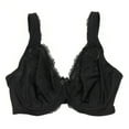 thumbnail image 6 of Women's Underwire Lace Unlined Everyday Bra Minimizer Full Coverage Bralette 34D, 6 of 8