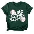 thumbnail image 5 of adviicd T-Shirt pour Femme T-Shirt pour Femmes à Manches Courtes Graphique T-Shirt pour Femmes Hauts Vert,G, 5 of 5