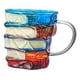 thumbnail image 5 of Taza de café con forma de libro (350 ml), regalo para club de lectura, artículos novedosos, accesorio colorido. Mango gris transparente, 5 of 9