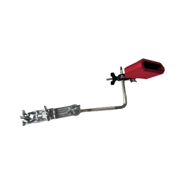 TISHITA Support de Sonnette de Grosse Caisse avec Sonnette de Grosse Caisse Métal Fixation Facile Réglable Rouge