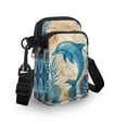thumbnail image 2 of HELLHERO Skeleton with Rose and Raven Crossbody Sling Bag Unique Gift, Double Deck for Daily Use, Outdoor Travel Daily Use, 2 of 6