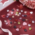 thumbnail image 5 of 1Box 120Pcs 8 Colors Glass Beads Heart with Bowknot Mixed Color 14x16x7.5mm Hole: 1.2mm 15pcs/color, 5 of 7