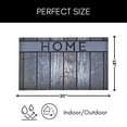 thumbnail image 5 of Outdoor Front Door Mat Home Wood Flooring Rubber Rug 30x18 Grey, 5 of 7