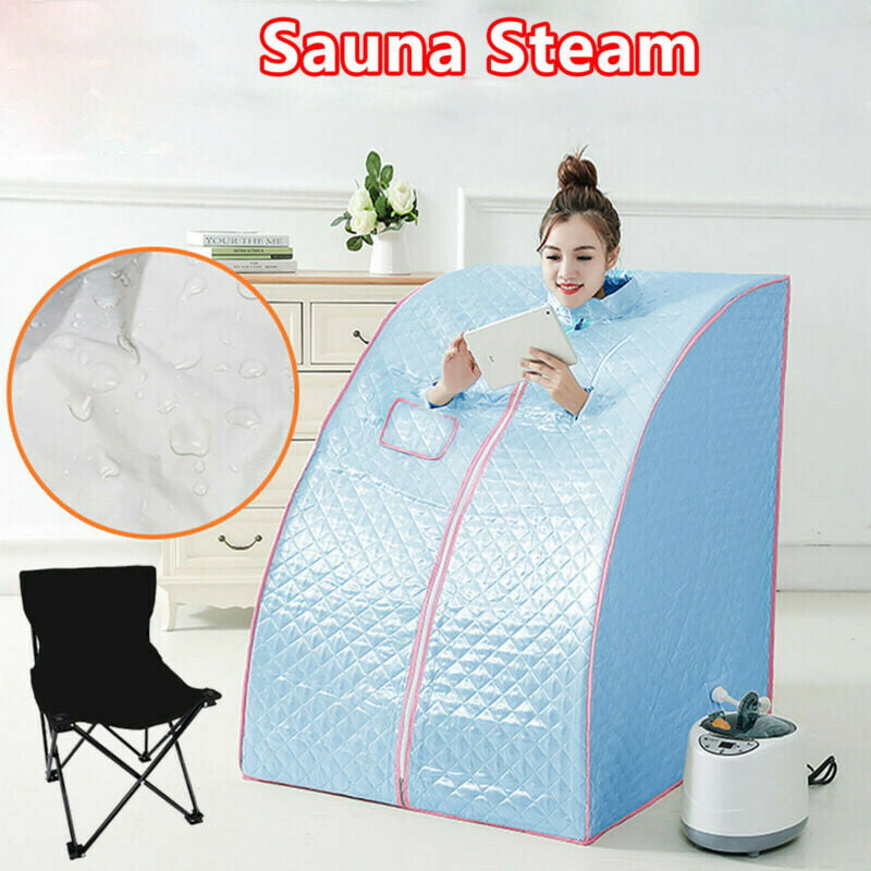 Details about   1000W  Portable Home Steam Sauna Spa 2L Full Body Sauna Tent Loss Weight Detox 