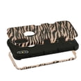 thumbnail image 3 of For iPhone XS/X TUFF Hybrid Impact Armor Phone Dual Layer Protector Case Cover (Zebra/Black), 3 of 8