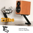 thumbnail image 4 of Soporte Para Altavoz De Escritorio, Soporte Para Altavoz De Escritorio Ajustable En Profundidad De Acero Al Carbono Reducción De Vibración Inclinación De 6 Para Altavoces De, 4 of 7