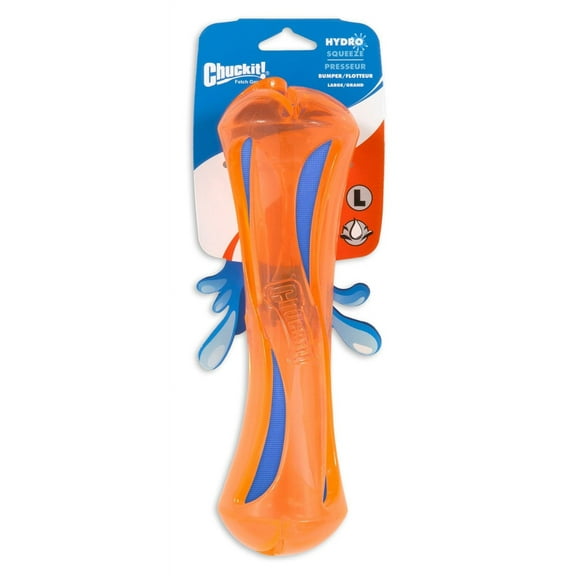 ChuckIt Hydro Squeeze Bumper Pet Water Toy Lightweight Hyper-Absorbent Large