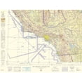 thumbnail image 3 of USAF 14x12 Black Modern Framed Museum Art Print Titled - Mojave Desert Nevada California Sheet - USAF 1961, 3 of 5