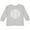 AC-Heather Grey, variant on Distressed Baseball in White Boys or Girls Long Sleeve Toddler T-Shirt