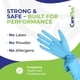 thumbnail image 2 of Guantes desechables de nitrilo CARE PLUS, azules, grandes, 1000 unidades, 2 of 8