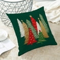 thumbnail image 4 of Christmas Pillow Covers 18x18 Inch Set of 2 Colorful Christmas Tree Throw Pillows Case, Stars Holiday Outdoor Decorative Farmhouse Winter Green Decor Cushion Covers for Home Sofa Bed Couch, 4 of 6
