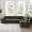 Green, variant on EPOWP Modular Sectional Sofa, 129.5" 6-Seat L-Shaped Cloud Couch Set with Chaise, Wrinkle-Resistant Chenille Boneless Sofa, 2-Piece Free Combination for Living Room, No Assembly Required,Green
