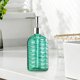 thumbnail image 5 of Dispensador de jabón líquido de vidrio extruido, recargable, para baño, con dosificador, para gel de ducha, champú, loción, decoración para fregadero de cocina, botellas dispensadoras de vidrio., 5 of 6