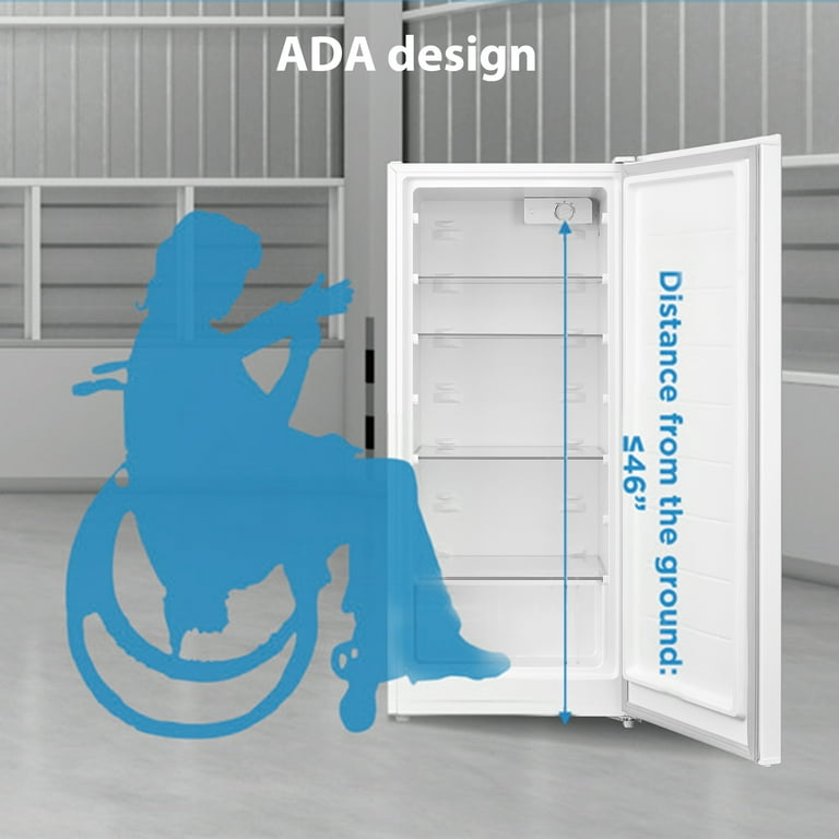 冷蔵庫・冷凍庫 az Arctic King 7.1 Cu. ft. Upright Freezer, White - Walmart.com