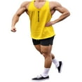 thumbnail image 2 of Débardeur de Sport Décontracté pour Hommes Col Rond Imprimé Lettre Sans Manches Ample pour Entraînement Gym Course, 2 of 5