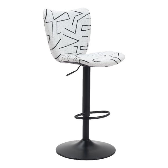 Pemberly Row Modern / Contemporary Engineered Wood Barstool White