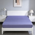 thumbnail image 4 of 150x200 Silk Fitted Sheet Ice Silk Bed Sheet Washed Silk Mattress Cover Cover, 4 of 6