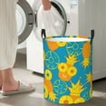 thumbnail image 5 of ZICANCN Laundry Basket Organizer, Funny Pineapple Cute Doodle Collapsible Hamper for Bathroom Bedroom Laundry Room, Small Size, 5 of 7