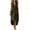 Army Green, variant on Beach Dresses for Womens 2026 Summer Fashion Oversize V-Neck Solid-Color Casual Long-Sleeved Pocket Short Dress