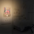 thumbnail image 2 of Yayeee 2-Pack Plug in LED Night Lights with Light Sensors Motion Detectors, Art Cat, 2 of 7